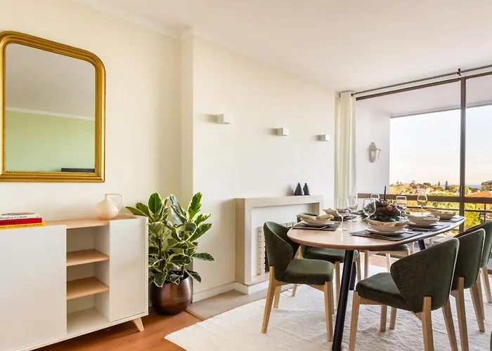 3br W Balcony And Sea View Lägenhet Cascais